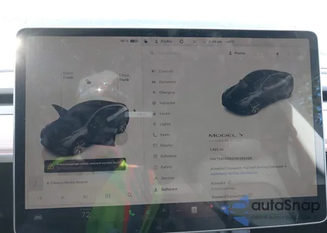 2024 Tesla Model Y Long Range Dual Motor All-Wheel Drive/Rwd из США, поврежденный, VIN 7SAYGDED1RF056306